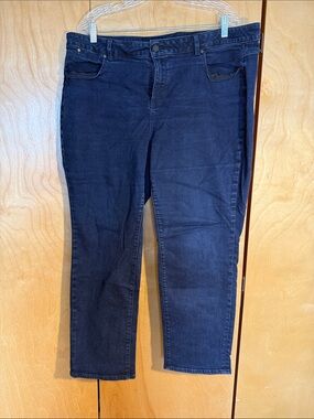 Talbots Women’s Dark Blue Straight Leg Jeans